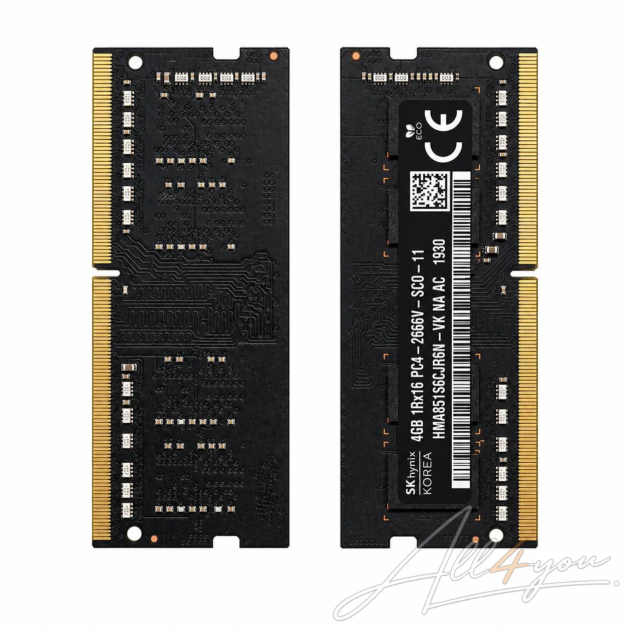 رم 4گیگ 1Rx16 PC4- 2666V - SCO - 11 اسکای هینکس